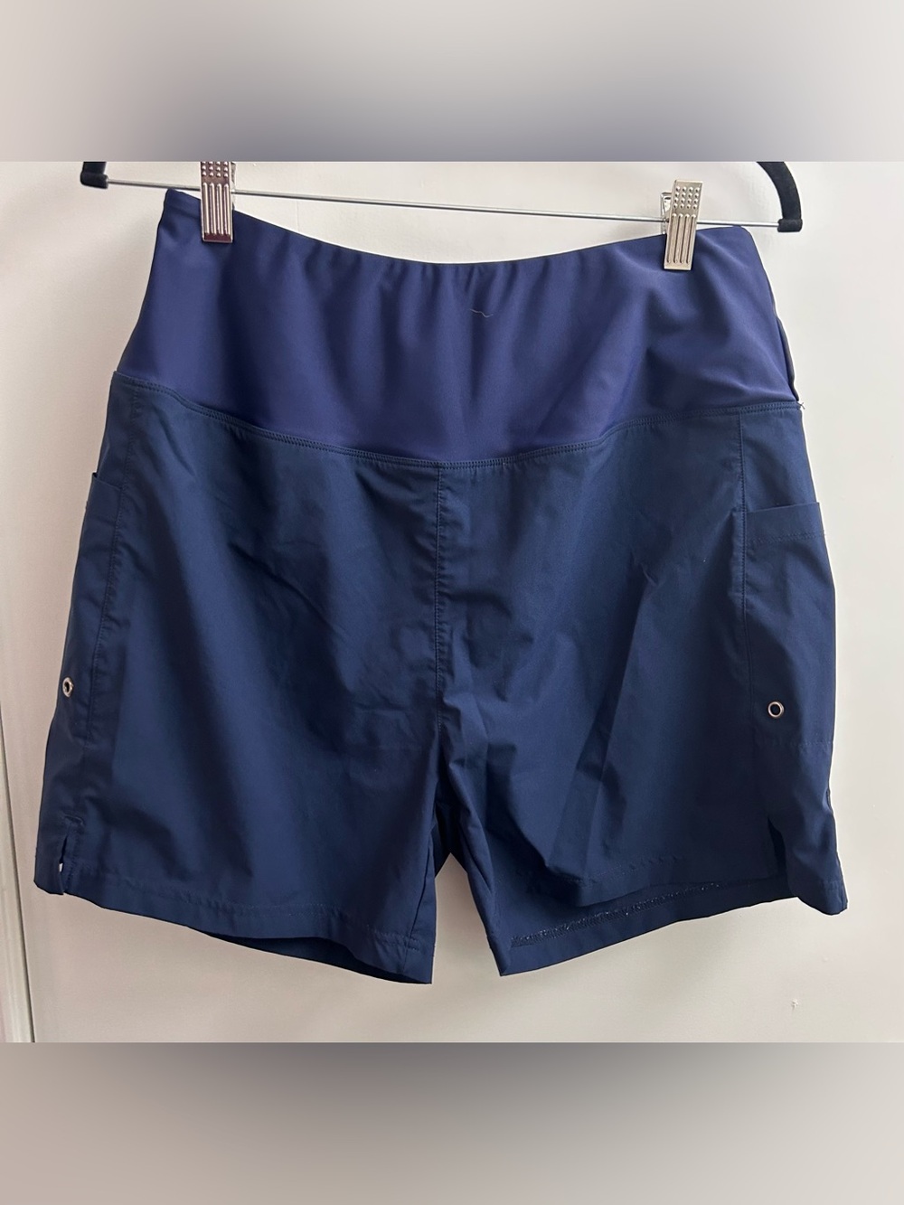 Women's Navy G Gradual BEACH Swim Board Shorts High Waisted With Liner  XL